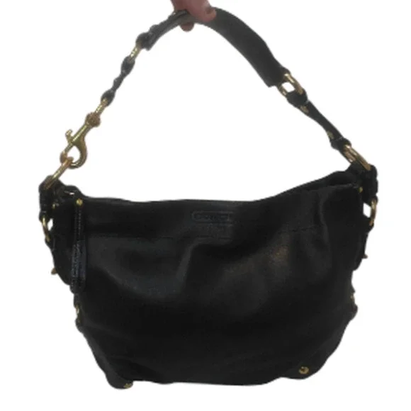 Vintage Black Coach Carly hobo bag - Picture 1 of 13